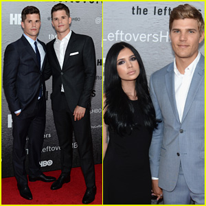 Chris Zylka Premieres 'The Leftovers' in NYC with Co-Stars Max & Charlie Carver!