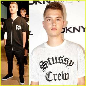 Jude Law's Son Rafferty Makes His Modeling Debut at DKNY Men Show!