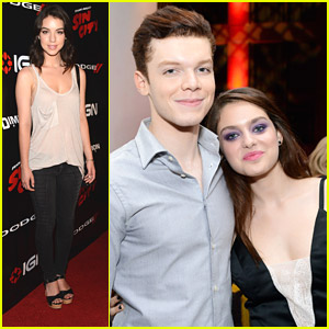 'The Giver' Stars Cameron Monaghan & Odeya Rush Head To 'Sin City' Game Launch & Party at Comic-Con 2014