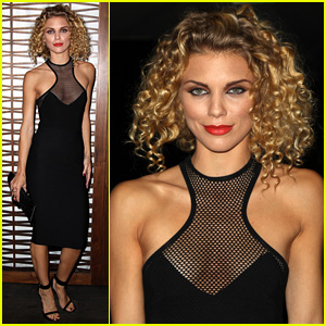 AnnaLynne McCord Lets Her Curls Loose for Stars & Stripes Charity Event