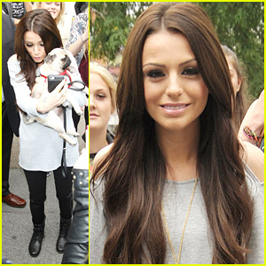 Cher Lloyd Poses For Pug Pictures Outside ITV Studios