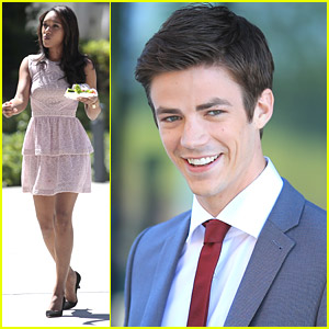 Grant Gustin & Candice Patton Start Filming 'The Flash' in Vancouver