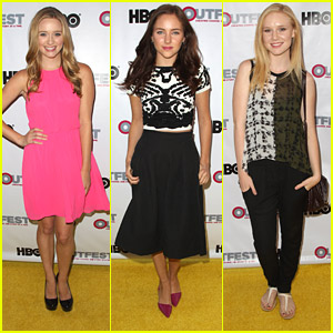Greer Grammer & Haley Ramm Hit Up Outfest 2014 Opening Night Gala