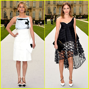 Ria & Fran on Instagram: Jennifer Lawrence at the Dior fashion show for  Paris Fashion Week
