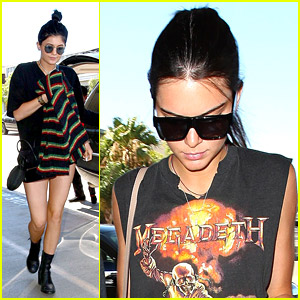 Kendall & Kylie Jenner: Off To Dallas For PacSun Store Appearance