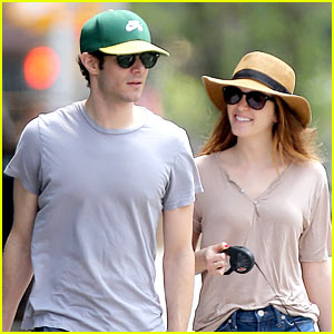 Leighton Meester Has the Look of Love on Dog Walk with Adam Brody!