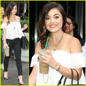 Lucy Hale Talks ‘Road Between’ on ‘Fox & Friends’ in NYC – Watch Her