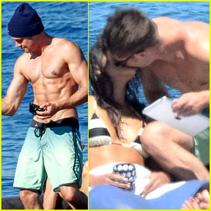 Zac Efron Kisses Michelle Rodriguez - See the Photos!