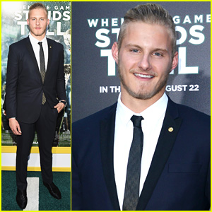 Alexander Ludwig Cleans Up Nicely for 'When The Game Stands Tall' Hollywood Premiere!