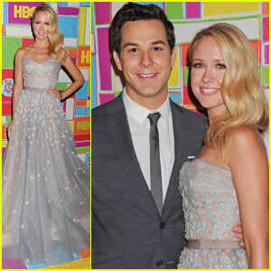 Anna Camp Brings Boyfriend Skylar Astin to HBO's Emmys After-Party 2014