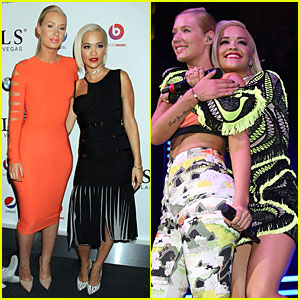 Iggy Azalea & Rita Ora Are Inseparable at SLS Las Vegas Opening