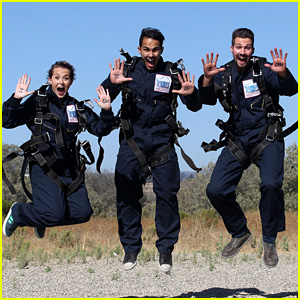 James Maslow Jumps Out of a Plane for Charity with Carlos & Alexa PenaVega!