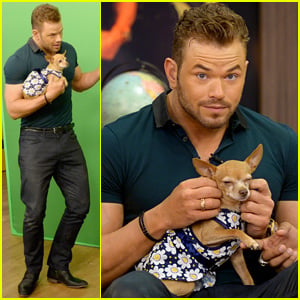 Kellan Lutz Cuddles a Puppy & We Can't Stop Swooning - See the Pics!