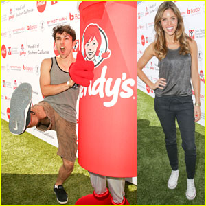 Max Schneider & Kayla Ewell Get Sporty at Kickball for a Home!