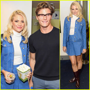 Pixie Lott Goes Retro for 'The Guvnors' Premiere with Oliver Cheshire
