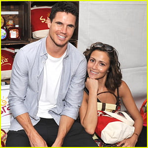 Robbie Amell & Italia Ricci 'Flip' Out at Backstage Creations Teen Choice Retreat