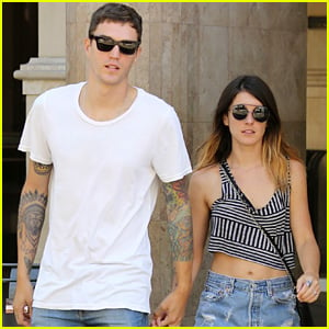 Shenae Grimes & Hubby Josh Beech Catch a Movie at The Grove