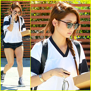 Brenda Song Nails Sporty Chic During Lunch in Studio City