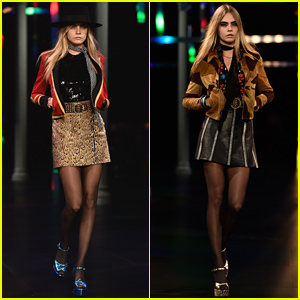 Cara Delevingne Walks Second Runway of the Day at Paris Fashion Week ...