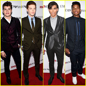 Gregg Sulkin & Cameron Monaghan Get All Dressed Up for Teen Vogue's Young Hollywood Party 2014!