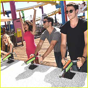 The 'Happyland' Cast Took Over Santa Monica Pier & It Looked Like So Much Fun!