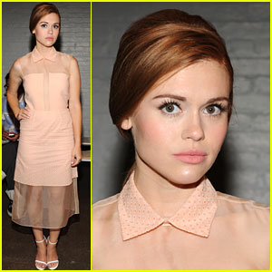 Holland Roden Hits Up the Adeam Fashion Show After Opening Up About What Sexy Means to Her!
