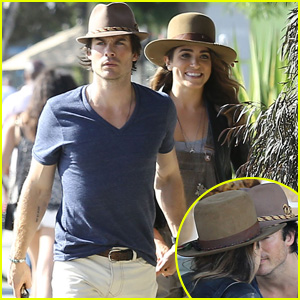 Ian Somerhalder & Nikki Reed Hold Hands & Kiss During Joan's on Third Lunch