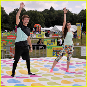 Jack Griffo & Kira Kosarin Have a Blast at Nickelodeon's Worldwide Day of Play 2014!
