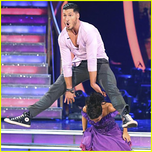 Janel Parrish & Val Chmerkovskiy Jazz into Perfect Score on 'DWTS' - See the Pics!