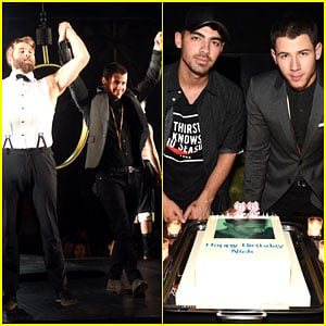 Nick & Joe Jonas Are Quite a Hot Pair of Brothers at Queen of the Night!
