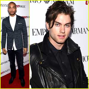 Kendrick Sampson & Pierson Fode Keep It Hot at Teen Vogue's Young Hollywood Party 2014