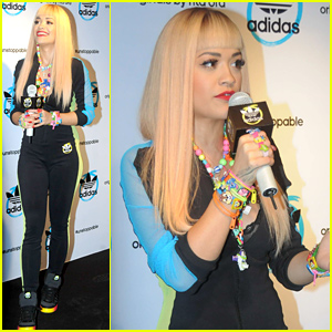 Rita Ora Thanks Her Fans For All of Their Support During Adidas Press