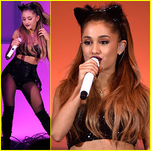Ariana Grande Faces Some Wardrobe Problems at We Can Survive 2014