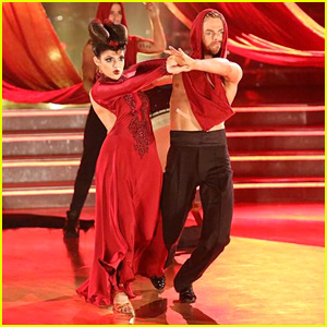Bethany Mota & Derek Hough See Red During 'DWTS' Paso Doble - Peep the Pics!