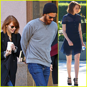 Emma Stone spotted running errands