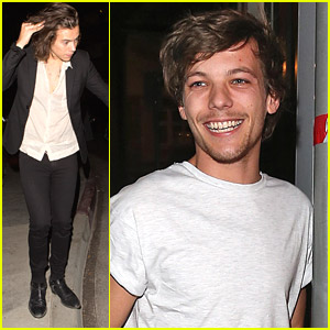 One Direction's Louis Tomlinson & Harry Styles Enjoy The Night Out In  Separate Countries, Harry Styles, Louis Tomlinson, One Direction
