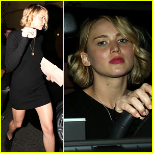 Jennifer Lawrence Is a Beauty in Black for Ago Dinner | Jennifer ...