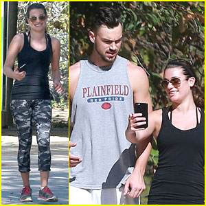 Lea Michele & Matthew Paetz Are Filled with 'Glee' on Hike