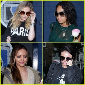 Little Mix Takes a Break From Recording to Visit 'X Factor UK'