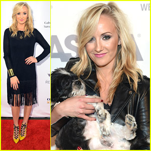 Nastia Liukin Rocks Hot Caged Yellow Heels For ASPCA's Young Friends Benefit