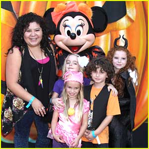 Raini Rodriguez & Rowan Blanchard Get Ready For Halloween at Disney Consumer Product's VIP Event