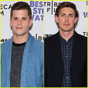 Charlie Carver Supports Chris Lowell's Directorial Debut 'Beside Still Waters'!