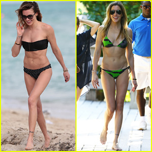 Arrow's Katie Cassidy Breaks Out Her Bikinis for Miami Vacay