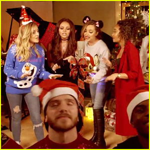 Little Have A Christmas Party New 'Baby Please Come Home' Cover Video | Jesy Nelson, Leigh-Anne Pinnock, Little Mix, Music, Perrie Edwards, Video | Just Jared Jr.