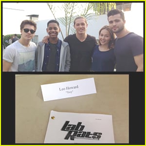 Leo Howard Is Guest Starring On 'Lab Rats'!