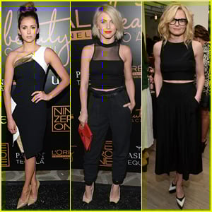 Nina Dobrev & Julianne Hough Buddy Up for Nine Zero One Salon Launch