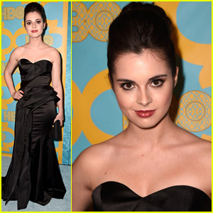 Vanessa Marano Goes Old School Glam for Golden Globes Party!