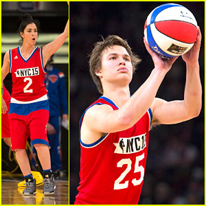 Ansel Elgort Plays All-Star Celeb Basketball Game & Will Present At The Oscars!