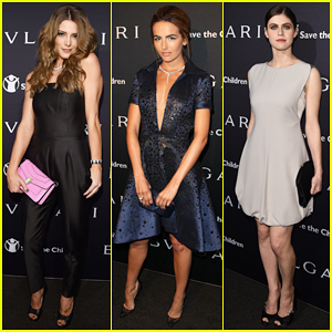 Ashley Greene & Camilla Belle Step Out for Charity at Bvlgari Pre-Oscar Party!