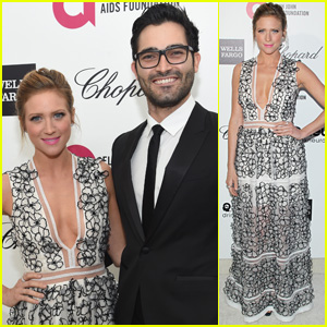 Brittany Snow & Tyler Hoechlin Bring Their Romance to the Oscars After-Parties!
